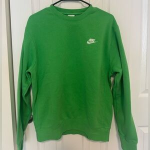 Green nike crewneck